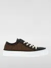 Brunello Cucinelli Luxe Woven Texture Sneakers In Brown