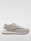 Brunello Cucinelli Monili-embellished Sneakers In Grau