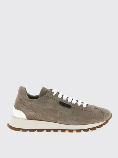 Brunello Cucinelli Sneakers  Woman Color Grey In Gray