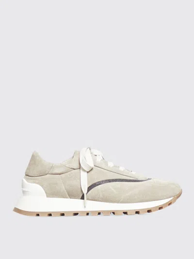 Brunello Cucinelli Sneakers  Woman Color Ice In Neutral