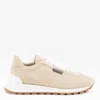 Brunello Cucinelli Sneakers Neutral, White In Neutral