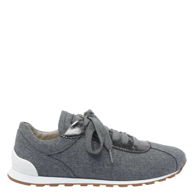 Brunello Cucinelli Sneakers In Gray