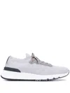 Brunello Cucinelli Sneakers Blacks And Greys In Gray