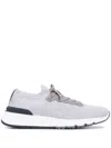Brunello Cucinelli Sneakers Blacks And Greys In Gray