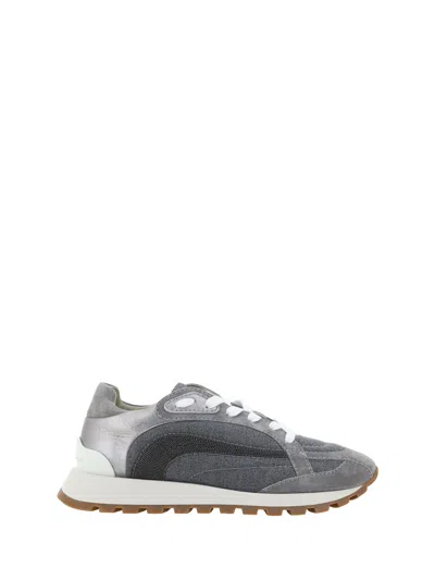 Brunello Cucinelli Sneakers In Grey