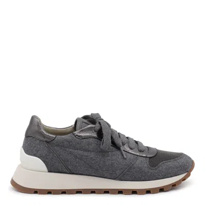 Brunello Cucinelli Sneakers Grigio Medio