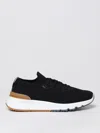 Brunello Cucinelli Sneakers In Cotton Knit In Black