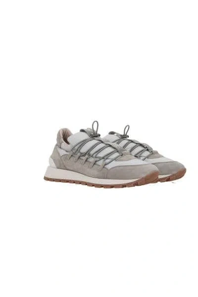 Brunello Cucinelli Sneakers In Light Grey