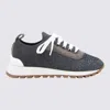Brunello Cucinelli Knit Sneaker In Lignite