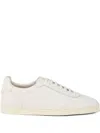 Brunello Cucinelli Men Deer Leather Sneakers With Grain In Multi