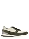Brunello Cucinelli Suede Leather Sneakers In Multicolor