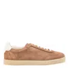 Brunello Cucinelli Round Toe Low-top Casual Shoes In Brown