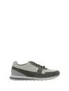Brunello Cucinelli Suede Leather Sneakers In Panama
