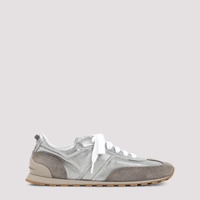 Brunello Cucinelli Lace-up Sneakers In Multi