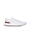 Brunello Cucinelli Leather Low-top Sneakers In White