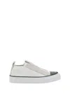 Brunello Cucinelli Precious Toe Slip In White