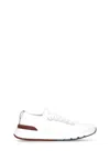 Brunello Cucinelli Leather Low-top Sneakers In White