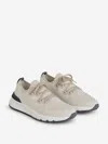 BRUNELLO CUCINELLI BRUNELLO CUCINELLI SNEAKERS WITH PERFORATED DETAIL