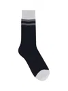 Brunello Cucinelli Cotton Socks In Black