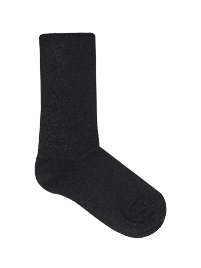 Brunello Cucinelli Socks In Black Stone