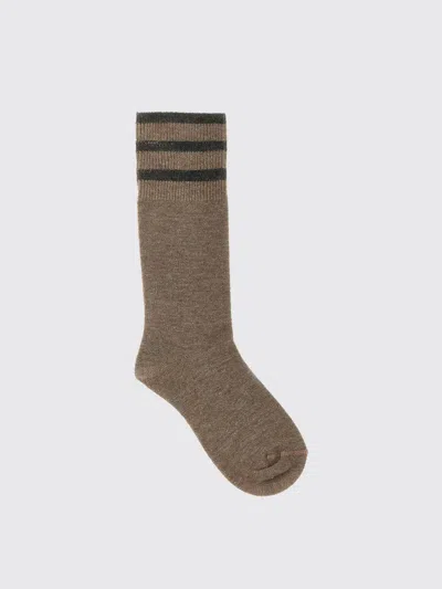 BRUNELLO CUCINELLI SOCKS BRUNELLO CUCINELLI WOMAN COLOR BEIGE,H20148022