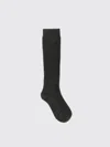 Brunello Cucinelli Sparkling Ribbed Socks In Black