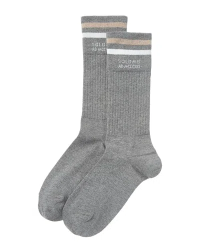Brunello Cucinelli Socks In Gray