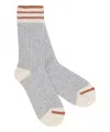 Brunello Cucinelli Cashmere Socks In Grey