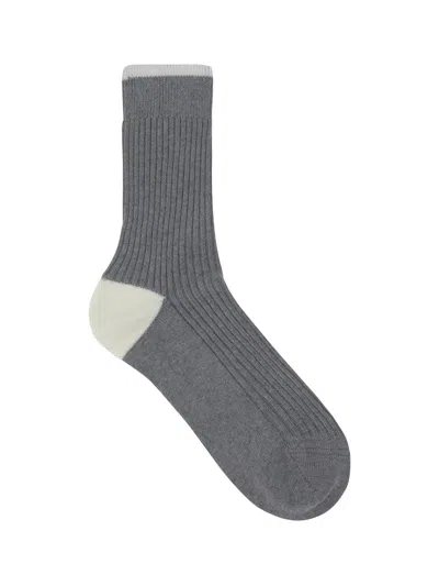 Brunello Cucinelli Socks In Gray