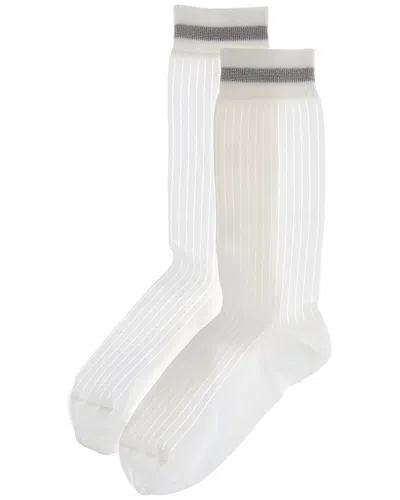 Brunello Cucinelli Socks In White