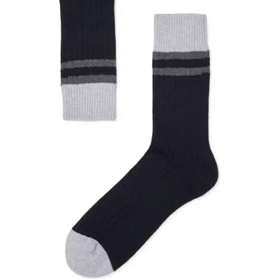 BRUNELLO CUCINELLI BRUNELLO CUCINELLI SOCKS WITH STRIPES