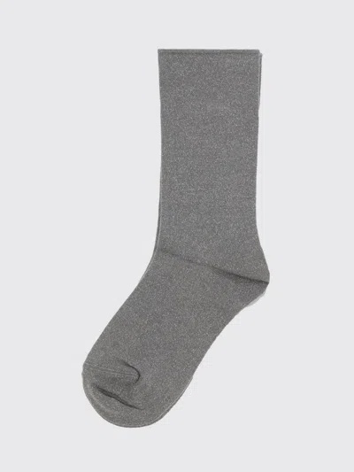 Brunello Cucinelli Socks  Woman Color Grey In Gray