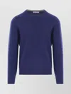 Brunello Cucinelli Relaxed Fit Blue Cashmere Sweater In Blue