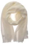 Brunello Cucinelli Soft Dazzling Cashmere And Silk Scarf In Yellow