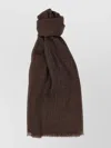 Brunello Cucinelli Lurex Scarf Scarves And Foulards Brown In Brown