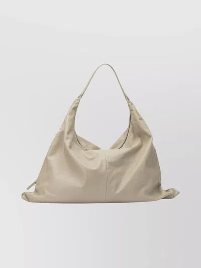 Brunello Cucinelli Soft Structure Shoulder Bag With Single Handle In Neutral