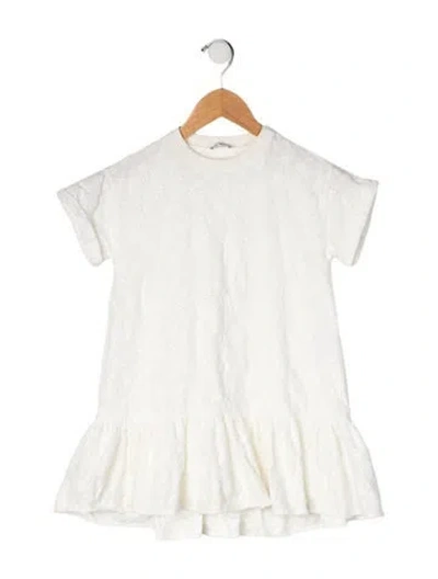 Pre-owned Brunello Cucinelli Babies' Solid Casual Dress In Neutral