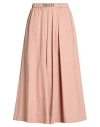 Brunello Cucinelli Solid Color Flared Skirt In Pink