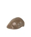 Brunello Cucinelli Sparkling Flat Hat In Brown