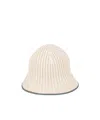 Brunello Cucinelli Solid Color Hats In White