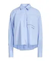 Brunello Cucinelli Solid Color Long-sleeve Shirt In Blue