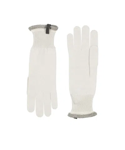 BRUNELLO CUCINELLI SOLID COLOUR GLOVES