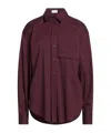 Brunello Cucinelli Solid Colour Shirts In Purple