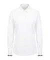 Brunello Cucinelli Solid Colour Shirts In White