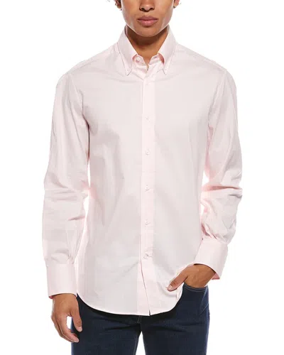 Brunello Cucinelli Basic Fit Shirt In Pink