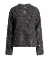 Brunello Cucinelli Solidcolor Buttonfront Knit Sweater In Multi