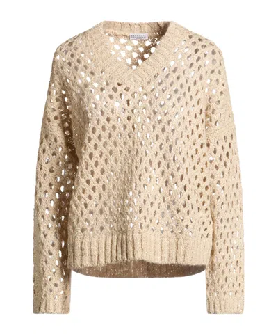Brunello Cucinelli Solidcolor Heavyweight Knit Cardigan In Neutral