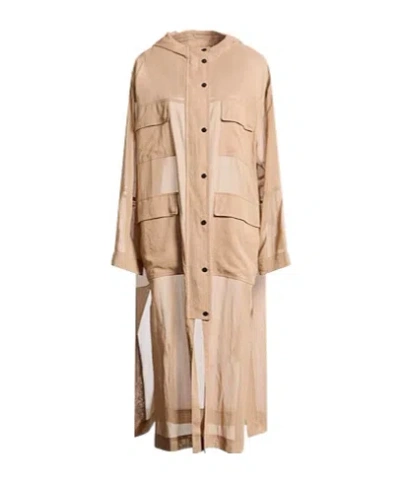 Brunello Cucinelli Solidcolor Hooded Trench Coat In Brown
