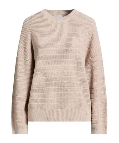 Brunello Cucinelli Solidcolor Knit Sweater In Brown