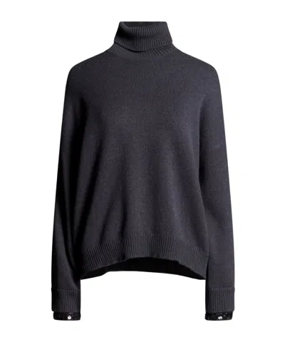 Brunello Cucinelli Solidcolor Knit Turtleneck Sweater In Blue